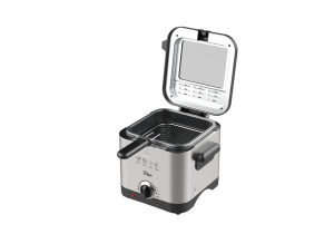 Friteuza electrica ZILAN ZLN4185 - 2.5L, 1600W, termostat reglabil 130-190°C, inox - Img 2