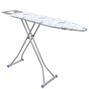 Masa de calcat ZILAN ZLN7666, suprafata de lucru 110x33 cm, blat plasa metalica, suport pentru fierul de calcat - Img 2