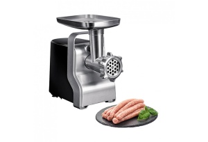Masina de tocat carne multifunctionala ZILAN ZLN0126, Negru Gri 2100 W, 3 viteze, Accesorii pentru feliat legume, Accesoriu pentru carnati, Accesorii pentru feliere si maruntire, Cutit inox, - Img 2