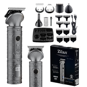 Masina de tuns Zilan ZLN8665 cu 6 capete, 8 nivele de taiere, capete rezistente la spalare