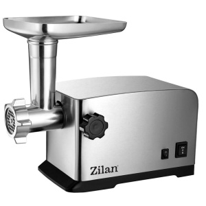 Masina tocat carne Zilan ZLN2409, 1800 W, functie revers, tava aluminiu, accesorii carnati