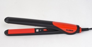 Placa pentru indreptat parul FLORIA ZLN8991,Rosu Negru 25W, invelis ceramic, - Img 2
