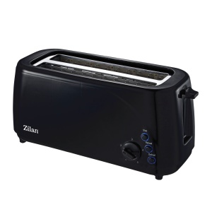 Prajitor paine dublu Zilan ZLN2713, Negru, 1400W, 5 grade rumenire si functii multiple