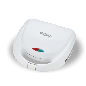 Sandwich-maker FLORIA ZLN8504 - 750W, alb, placi antiadezive, depozitare verticala