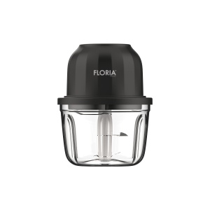 Tocator legume-fructe Floria ZLN2655 Mini Chopper reincarcabil, Capacitate 350 ml, Baterie 1200mAh, Putere 5V 30W