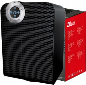 Aeroterma ceramica Zilan ZLN2021 Negru, 1800W, motor din cupru, rezistenta la apa IPX1 - Img 5
