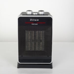 Aeroterma ceramica ZILAN ZLN3215, Putere 2000W, 2 trepte de reglare temperatura+aer rece, Termostat reglabil, Rezistenta ceramica, Functie oscilatie, Sistem siguranta impotriva rasturnarii si suprainc - Img 3