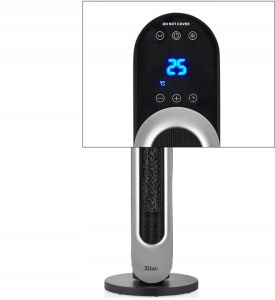 Aeroterma turn Zilan ZLN5657 Negru, 2200W, protectie la supraincalzire, 3 trepte de viteza - Img 2