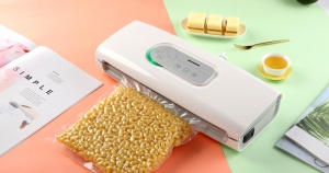 Aparat de vidat si sigilat Heinner HAV-140WH, vidare uscata umeda, functie marinare, sistem racire banda sigilare, furtun pentru caserole, mini-cutter incorporat, comptaibil cu pungi latime 30 cm, ca - Img 4