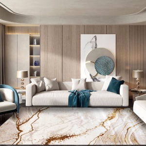 Covor Modern Living , Dormitor Dreptunghiular Marble 0856A