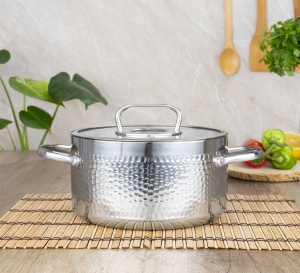 Cratita din inox Zilan ZLN1313, 2.5L, Diametru 20 cm, Manere nituite, Compatibil gaz, inductie electric, Compatibil masina de spalat vase - Img 5