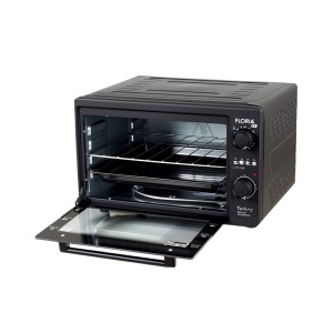 Cuptor electric Floria ZLN2898,NEGRU capacitate 38 Litri, Putere 1500W, Gratar, Tava inclusa - Img 3