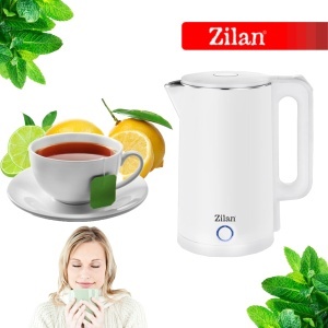 Fierbator electric ZILAN ZLN1147 - 1.7L, 1500W, alb, oprire automata - Img 4