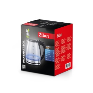 Fierbator electric Zilan ZLN8115, putere 1800 W, capacitate 1.8 litrii, transparent - Img 2