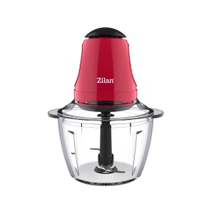 Mini tocator electric ZILAN ZLN5619 - 200W, vas sticla 1L, rosu