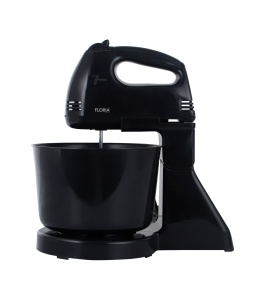 Mixer cu bol Floria ZLN7574 Negru, 7 viteze, Bol plastic 2 Litri, Putere 150W, Negru - Img 2