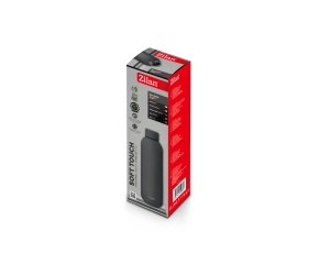 Termos Zilan ZLN9841 tip sticla sport, capacitate 500ml, interior din inox, pereti dublii, gri - Img 2