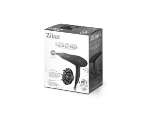 Uscator de par Zilan ZLN9167, 3 trepte de temperatura, 2 trepte de viteza, functie ionica, 2200W - Img 3