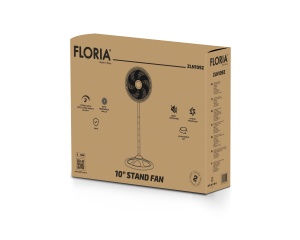 Ventilator cu picior FLORIA ZLN1092 - 55W, 2500 RPM, 3 viteze, inaltime reglabila - Img 4