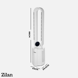 Ventilator turn fara palete ZILAN ZLN1117 - 40W, umidificare, ionizare, telecomanda - Img 6