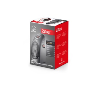 Aeroterma ceramica Zilan ZLN2281 Negru, ecran LCD, foarte puternica si comapacta - Img 3