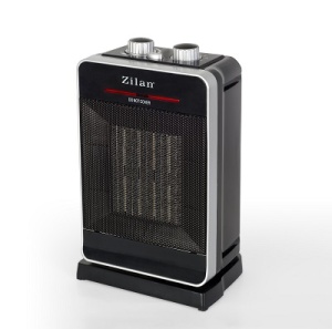 Aeroterma ceramica ZILAN ZLN3215, Putere 2000W, 2 trepte de reglare temperatura+aer rece, Termostat reglabil, Rezistenta ceramica, Functie oscilatie, Sistem siguranta impotriva rasturnarii si suprainc