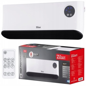 Aeroterma de perete Zilan ZLN5626 Alba, putere 2200W, ecran LED, detector de ferestre deschise - Img 4
