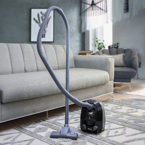 Aspirator cu sac ZILAN ZLN-8471,Negru Capacitate sac textil 2.0 l, Putere 1200W, Cordon electric retractabil 5 m - Img 3