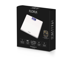 Cantar corporal Floria ZLN7683 din sticla securizata, capacitate 3-180Kg, Display LCD - Img 2