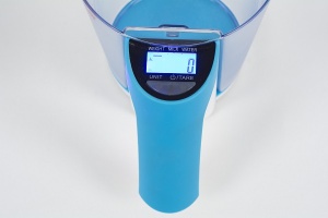 Cantar de bucatarie digital Zilan ZLN 7788,Albastru cu cana, capacitate 2 kg, - Img 2
