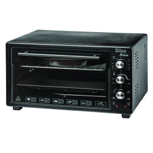 Cuptor Electric Zilan Helson ZLN3130, 45L, 1300W, Timer 90 min, Termostat 300 C, Negru