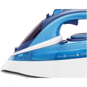 Fier de calcat Zilan ZLN2908 Albastru, 3000W, talpa ceramica, temperatura ajustabila - Img 3