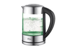 Fierbator Digital ZILAN ZLN3949, 2200W, 1.7L, Control Temperatura, Iluminare LED, Sticla-Inox
