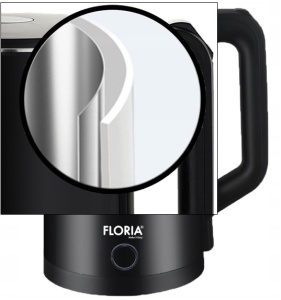 Fierbator electric Floria ZLN4919 Negru, putere 1500W, capacitate 2 L, indicator luminos - Img 4