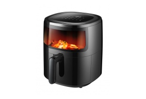 Friteuza Zilan ZLN9983 tip air fryer, 1500W, capacitate 5L, temperatura maxima 200 grade, Negru - Img 2