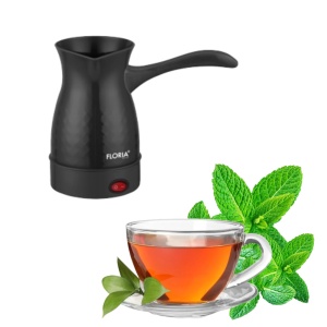 Ibric electric Floria ZLN4933 Negru, putere 600W, capacitate 600 ml, 6 cesti, Negru - Img 4