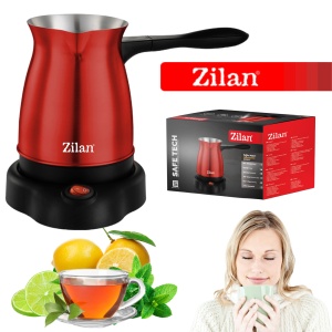 Ibric electric Zilan ZLN3627 Rosu, putere 800W, Capacitate 6 cesti - Img 4