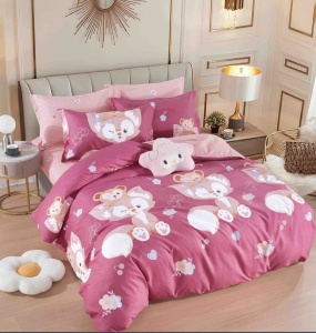 Lenjerie pat dublu, 6 Piese, Finet Premium