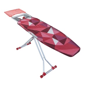 Masa de calcat ZILAN ARGENTO ZLN3499, suprafata de lucru 118x42 cm, blat metalic, suport pentru fierul de calcat, suport rufe