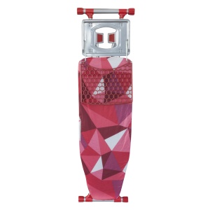 Masa de calcat ZILAN ARGENTO ZLN3499, suprafata de lucru 118x42 cm, blat metalic, suport pentru fierul de calcat, suport rufe - Img 2