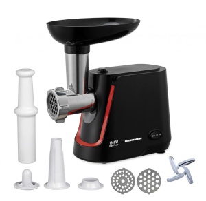 Masina de tocat Heinner MG-1250BK, 1250 W, 1.2 Kg Min, 2 site, reverse, accesorii incluse, Negru - Img 3
