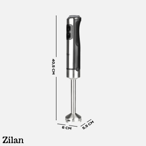 Mixer vertical ZİLAN ZLN3994, 1200W, 15 viteze, functie Turbo, İnox - Img 4