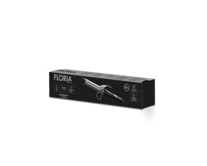 Ondulator de par Floria ZLN9464 cu clips, diamentru de 25mm, temperatura maxima de 200 grade, 40W, Negru - Img 2