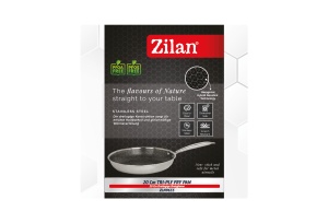 Tigaie Zilan ZLN9655 tri-ply, inox,antiaderent, protectie la zgarieturi, usor de spalat, 20 cm,1L - Img 3