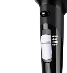 Uscator de par profesional ZILAN ZLN2946 - 1800W, 3 trepte, motor DC, ionizare, gri-negru - Img 4