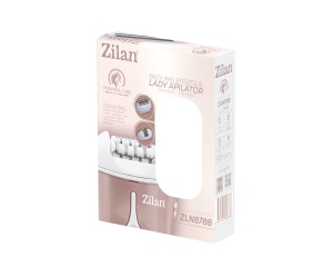 Aparat de epilat Zilan ZLN8788 3 in 1 , 2 capete de epilare, 2 trepte de viteza, perie pentru curatare - Img 2