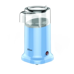 Aparat popcorn ZILAN ZLN3147 - 1200W, aer cald, fara ulei, BPA-free, albastru