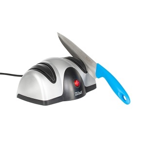 Ascutitor de cutite electric Zilan ZLN2168 Gri, cu doua nivele de ascutire, 40W, usor de curatat - Img 3