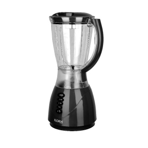 Blender FLORIA ZLN3080 Negru, Putere 300W, capacitate 1.5L, 3 viteze, Functie puls-Vas plastic - Img 2