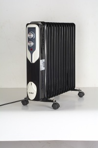 Calorifer electric Floria ZLN3673,Negru 2500 W, 13 elementi, 3 trepte de putere, Termostat reglabil, Protectie supra-incalzire, Indicator luminos, - Img 5